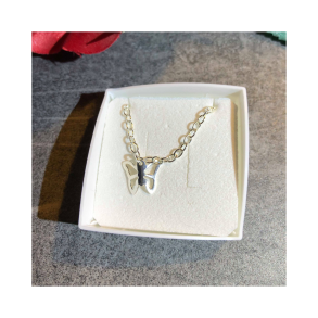 Slvarmbnd med Sommerfugl  Sterling Slv (16 cm + 5 cm forlnger)