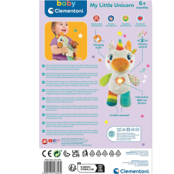 Baby enhjrning.  My little unicorn fra Clementoni.