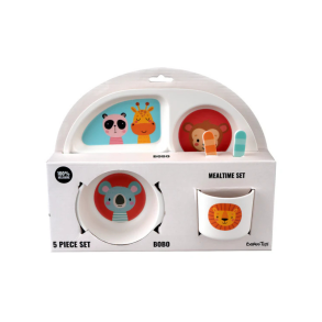 Bobo spisest i melamin. 4 rums. Fra Barbo-Toys