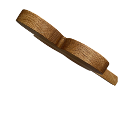 Bordskner i massiv eg. Str. ca 20x15x2cm