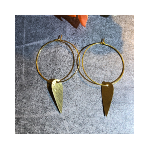 Creol forgyldt med messing drbe