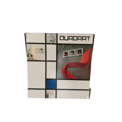 Firkantet spejl. Str. ca 22x22 cm. Fra P.O. Design.