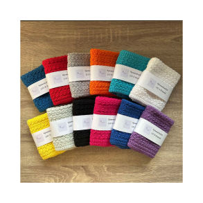 Hklet karklud-klud 100% bomuld. Hjemmehklede