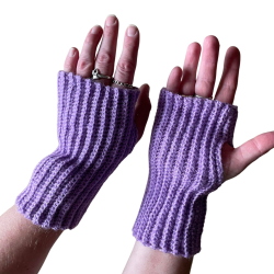 Hklede pulsvarmere-hndledsvarmere. 100% akryl