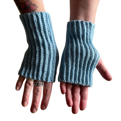 Hklede pulsvarmere-hndledsvarmere. 100% akryl