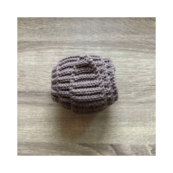 Hklet trklde-scarf. Lille model. 100% Merino Uld