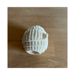 Hjemmehklet trklde-scarf. Stor model. 100% Merino Uld