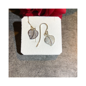 Hngerering slv 925s med forslvet blad 12mm