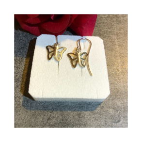 Hngerering slv 925s med sommerfugl