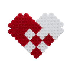 Julekalender med Hama perler. 24 lger og 24 motiver. Fra 5 r+