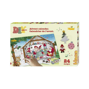 Julekalender med Hama perler. 24 lger og 24 motiver. Fra 5 r+