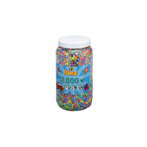 Hama midi perler. 13000 stk. Pastel farve mix