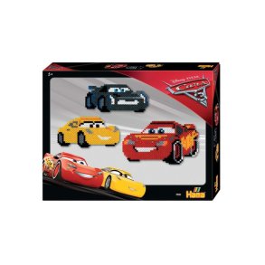 Hama midi perler. Disney Cars 3 gaveske.  4000 perler+2 stiftplader