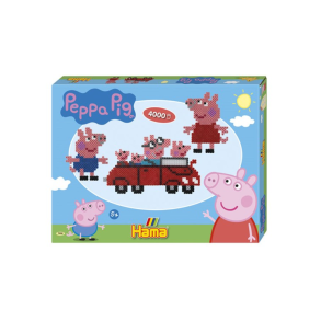 Hama midi perler. Gurli Gris gavest. 4000 perler+2 plader