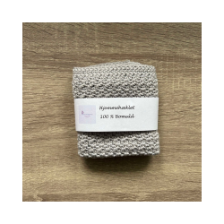 Hklet karklud-klud 100% bomuld. Hjemmehklede