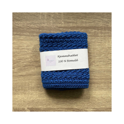 Hklet karklud-klud 100% bomuld. Hjemmehklede