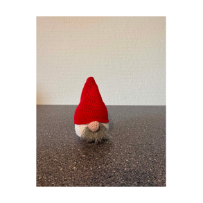 S�d hjemmeh�klet genert hue nisse. Ca 15 cm h�j.