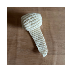 Hklet trklde-scarf. Lille model. 100% Merino Uld