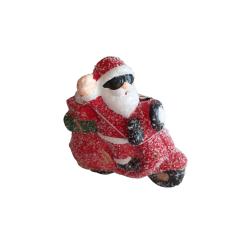 Julemandsfigur i Keramik  Bil, Fly eller Knallert  Pris pr. stk.