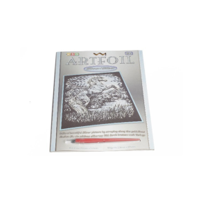 Kradsfolie billede. Slv Hest. Str. 20x25 cm. Fra 8 +