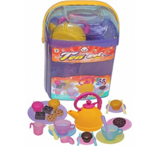 Legemad. Test med 55 dele i fin lilla spand. Fra 3 r+