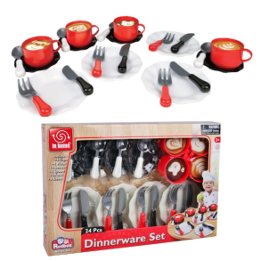 Legetjs spisest. 24 dele. Fra 3r+. Ce mrket