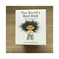 Lykketrold. Verdens bedste far. Hjde 9 cm