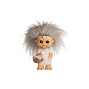 Lykketrold. Blomsterpige. Hjde 9 cm