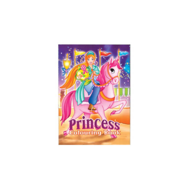 Malebog med prinsesser. A4. 16 sider