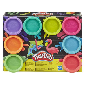 Play-Doh modellervoks. Pk med 8 stk ass.farver. Fra 2+