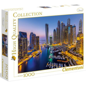 Puslespil. 1000 brikker. Motiv: Dubai. Fra Clementoni