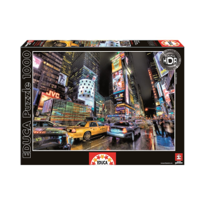 Puslespil-1000 brikker-Motiv-Times Square New York-Fra Educa