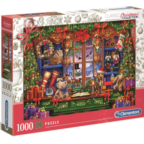 Puslespil 1000 brikker. Ye Old Christmas shoppe. Fra Clementoni