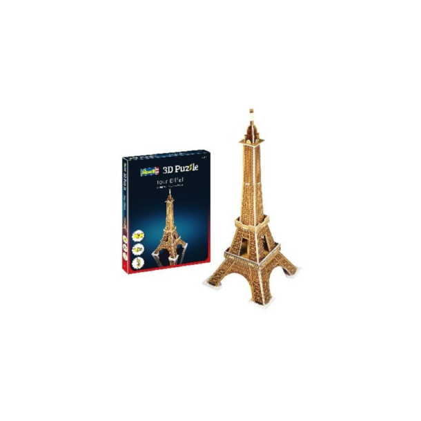 Eiffeltrnet. 3D puslespil. 20 dele. Modelstr: 14x14x34 cm