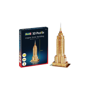 Puslespil. 3D. Model: Empire State Building. 24 dele.