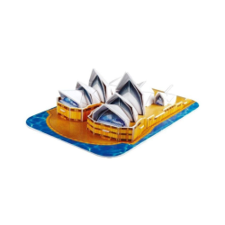 Puslespil. 3D Model: Operahuset i Sydney