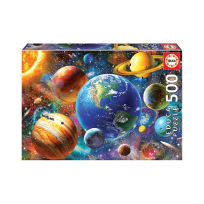 Puslespil 500 brikker. Solsystem. Fra Educa