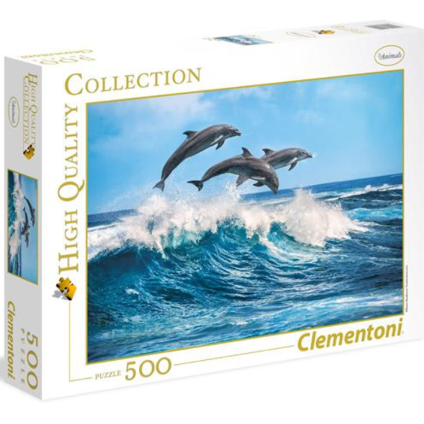 Puslespil dolphins. 500 brikker. Fra Clementoni