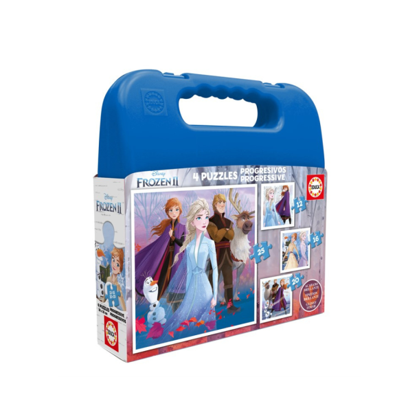 Puslespil. Frost 2. 4 sm puslespil. Fra Educa