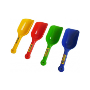 Sandskovl i plast. Str. ca 23 cm.  Mrk: Wader. CE mrket