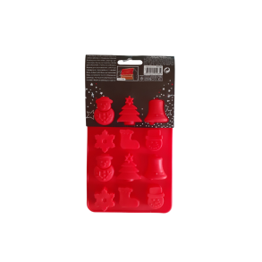 Chokoladeform silikone. 12 Julefigurer