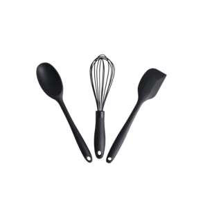 Redskabsst, silikone, sort, 3 dele.