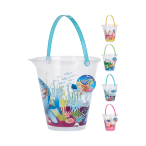 Spand transparent med motiv Str. ca 23 cm hj. Diam.22 cm