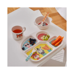 Bobo spisest i melamin. 4 rums. Fra Barbo-Toys