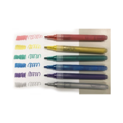 Sten tusch med glimmer. Pk a 6 stk.