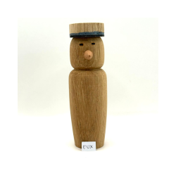 Studenter figur i tr� � unik &amp; h�ndmalet. Str. ca 13x3,5 cm