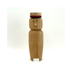 Studenter figur i tr� � unik &amp; h�ndmalet. Str. ca 13x3,5 cm