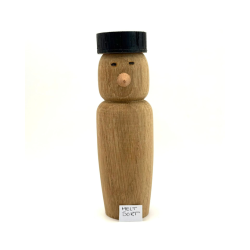 Studenter figur i tr� � unik &amp; h�ndmalet. Str. ca 13x3,5 cm