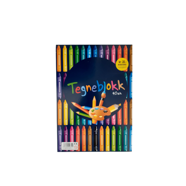 Tegneblok farver A4