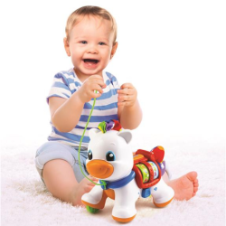 Trk hest. Pull along baby pony. Fra 6-36 mdr. Fra Clementoni